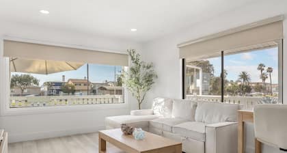 Walk to the Sand! Ocean Views, Balcony & Parking | Sunset Surf