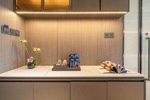 Superior-Doppelzimmer | Schreibtisch, laptopgeeigneter Arbeitsplatz, kostenloses WLAN