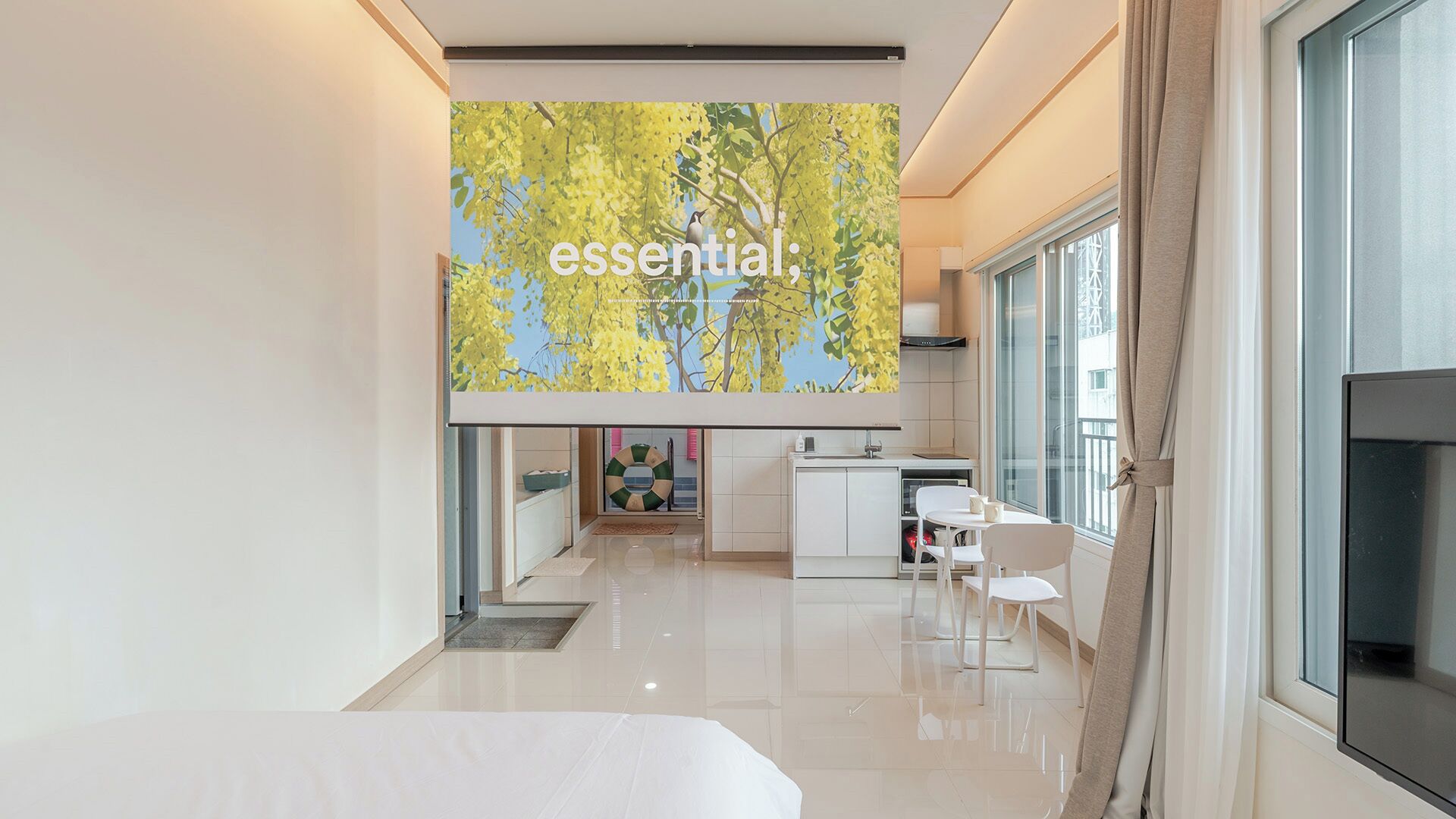 Basic Room, 1 Bedroom (3F(Elev/ElecBBQ/OTT/Pool₩50k)) | 1 bedroom, free WiFi