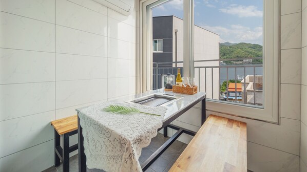 Basic-Zimmer, 1 Schlafzimmer (2F(Elev/ElecBBQ/OTT/Pool₩50k)) | 1 Schlafzimmer, kostenloses WLAN