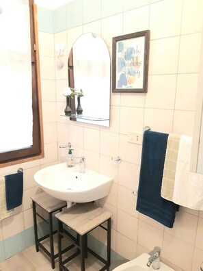 Shower, hair dryer, bidet, towels - The little house -tourist apartment, quiet and cozy (Candelo)