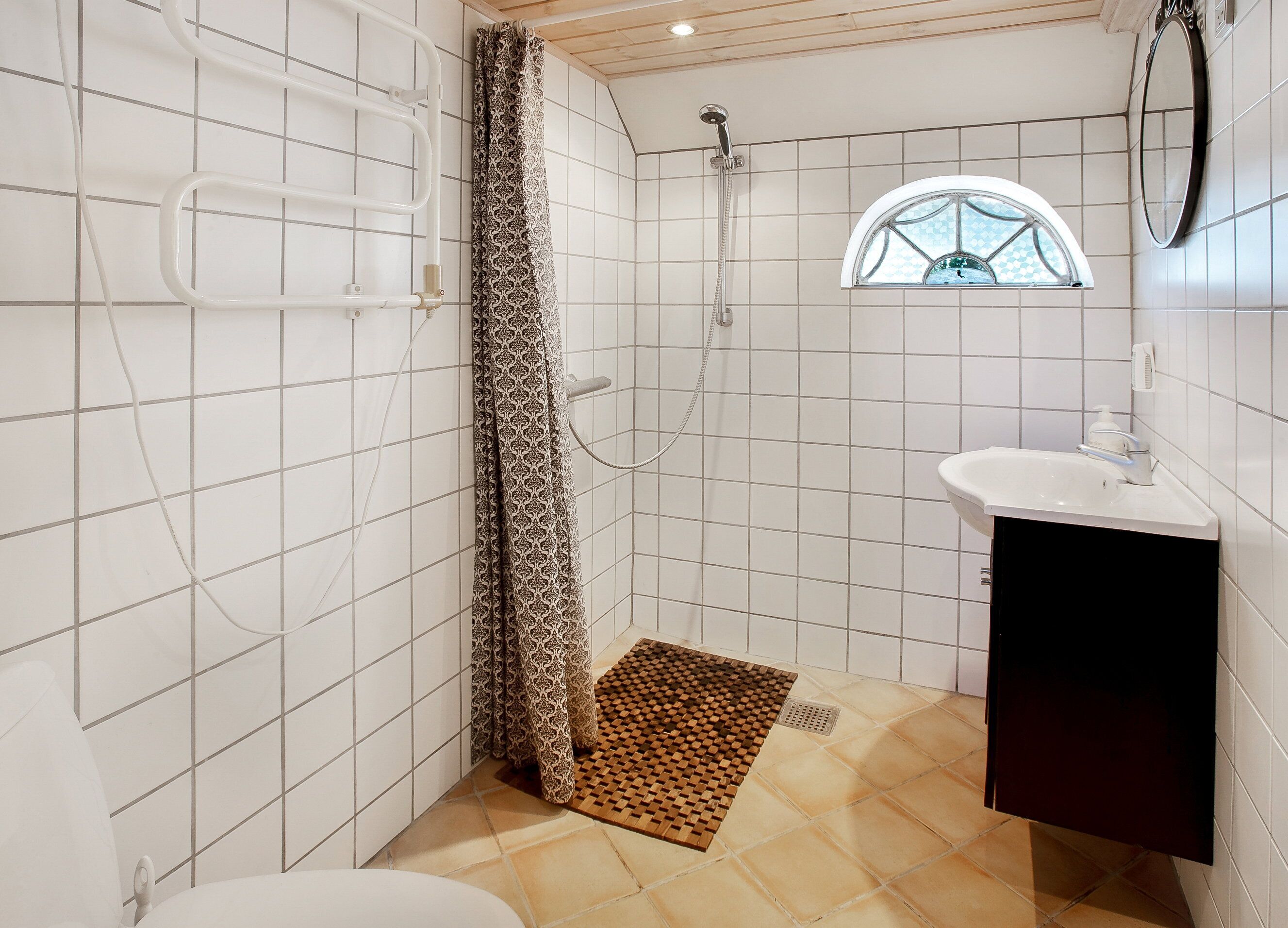 Shower, hair dryer