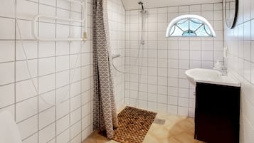 Shower, hair dryer