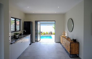 Maison, 2 chambres, fumeur, piscine privée | Salle de séjour