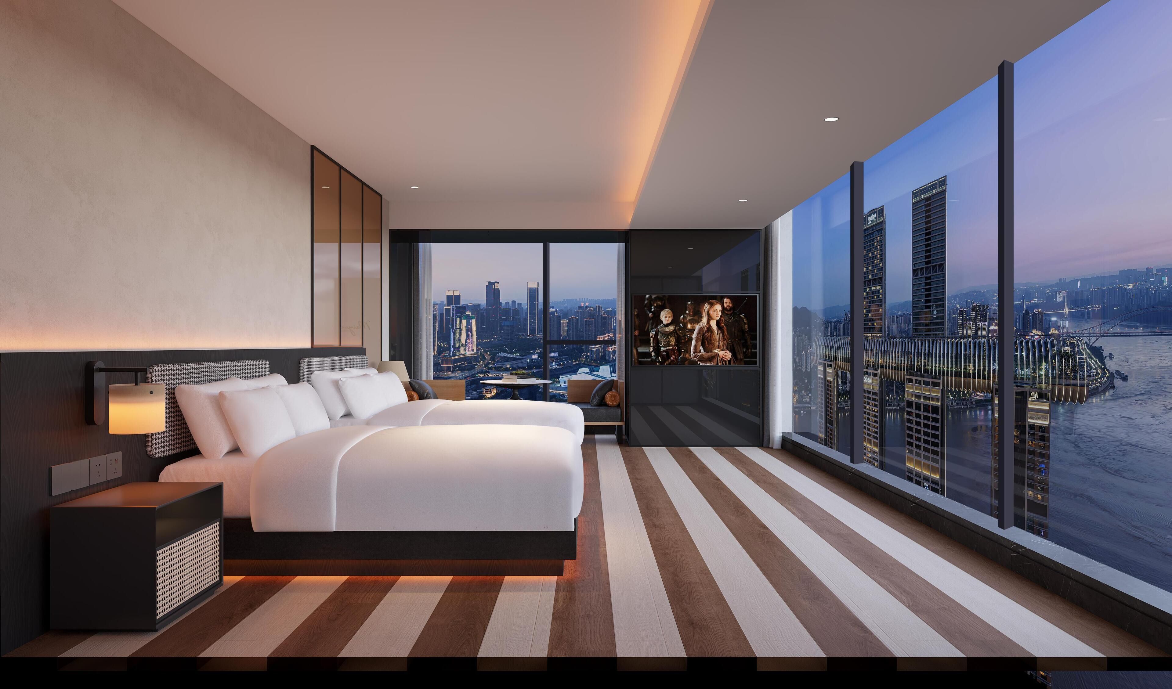 Ropa de cama de alta calidad, cubrecamas y colchones con pillow-top 