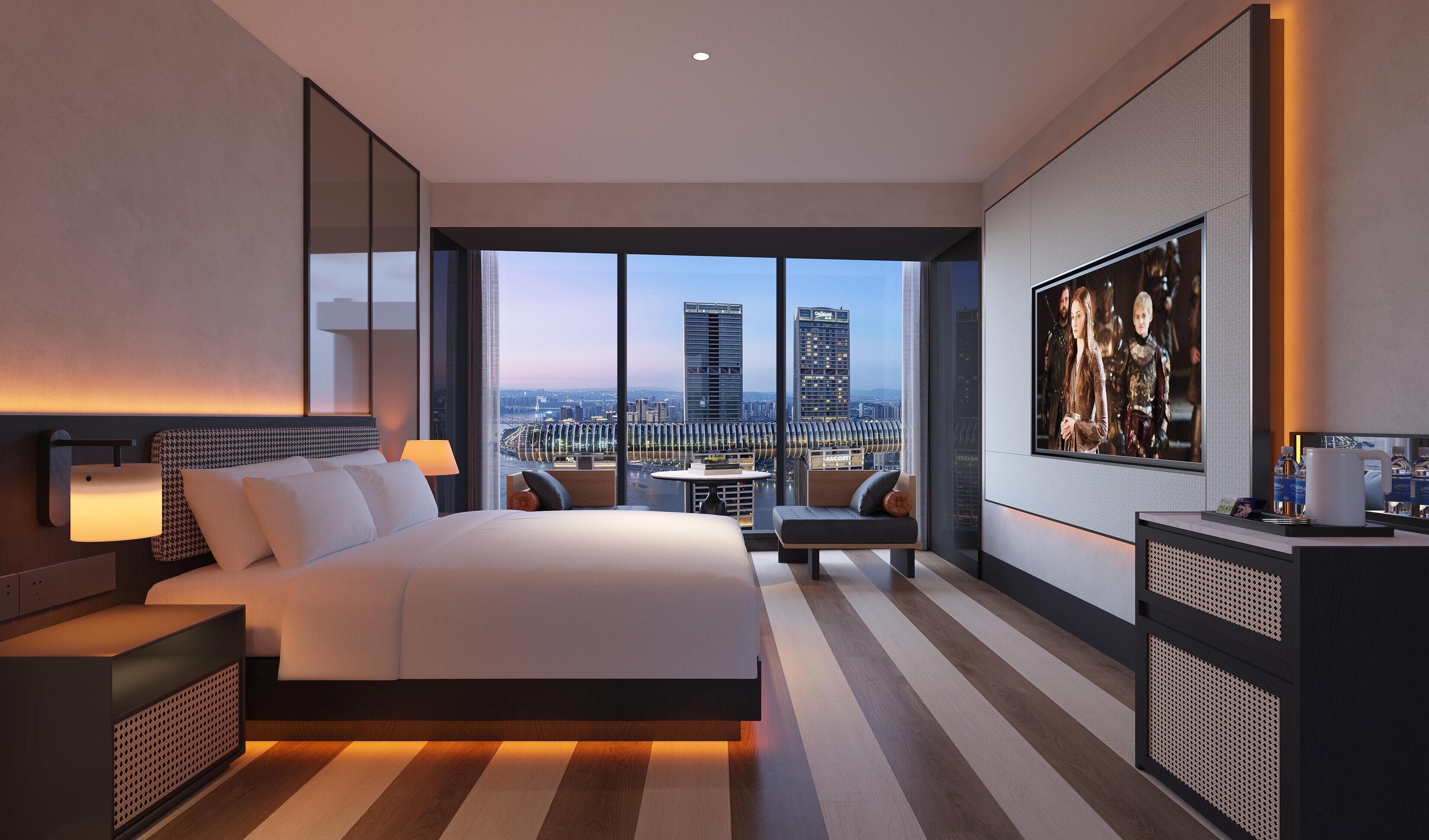 Ropa de cama de alta calidad, cubrecamas y colchones con pillow-top 