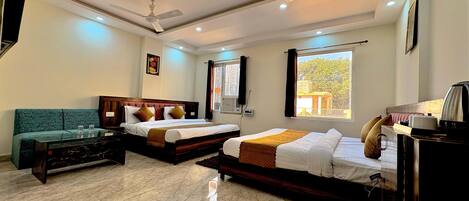 Kamar Quadruple Keluarga, pemandangan kota | Wi-Fi gratis