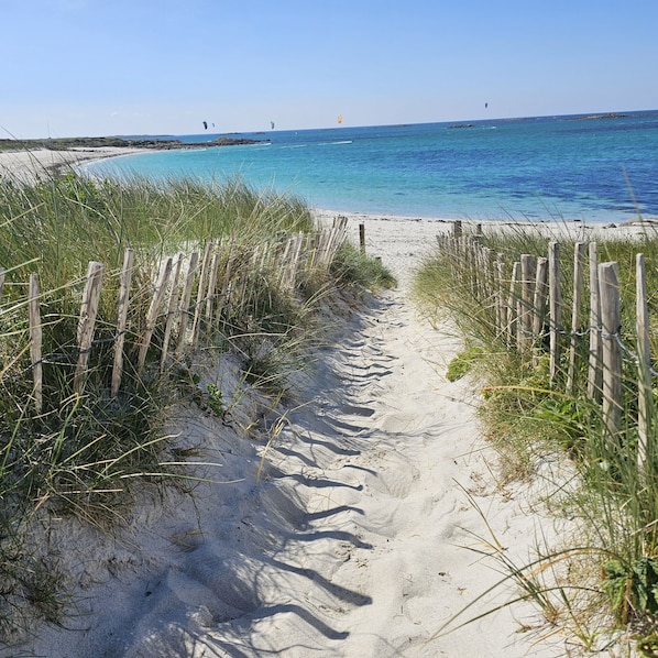 Nær stranden
