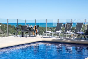 Pool - Villa León: 12 Guests, Wifi, Private Pool and Views (Denia)