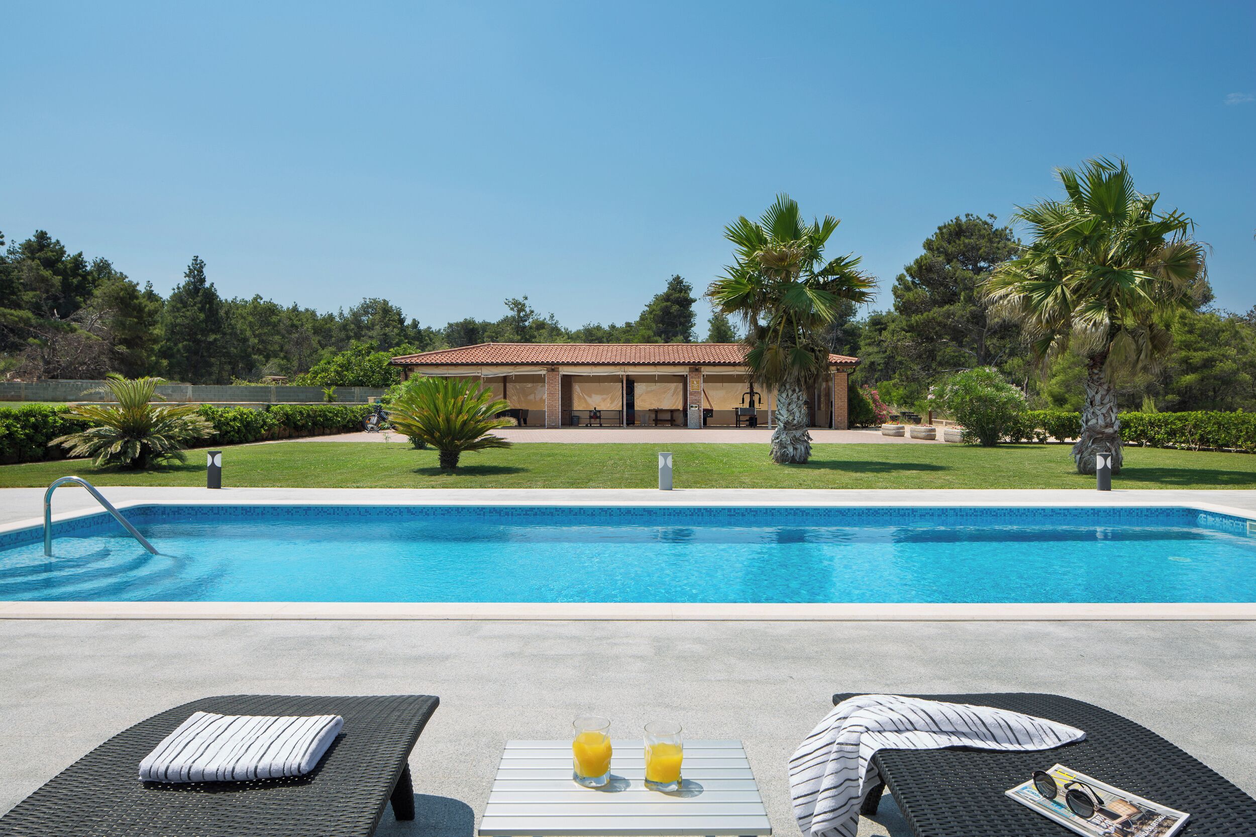 Seasonal outdoor pool