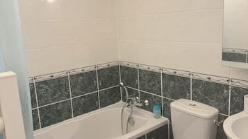 Towels, soap, toilet paper