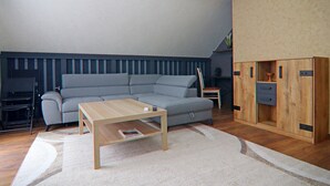 Apartment | Living area - Ferienwohnung Kranichring in Negast Nahe Stralsund (Steinhagen)