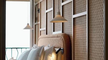 Premium bedding, in-room safe, soundproofing, iron/ironing board
