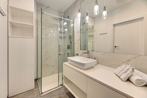 Deluxe Apartment | Bathroom - NORDBYHUS Apartamenty Chlebova (Gdansk)