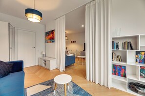 Leilighet – deluxe | 1 soverom, strykejern/-brett og wi-fi (inkludert)