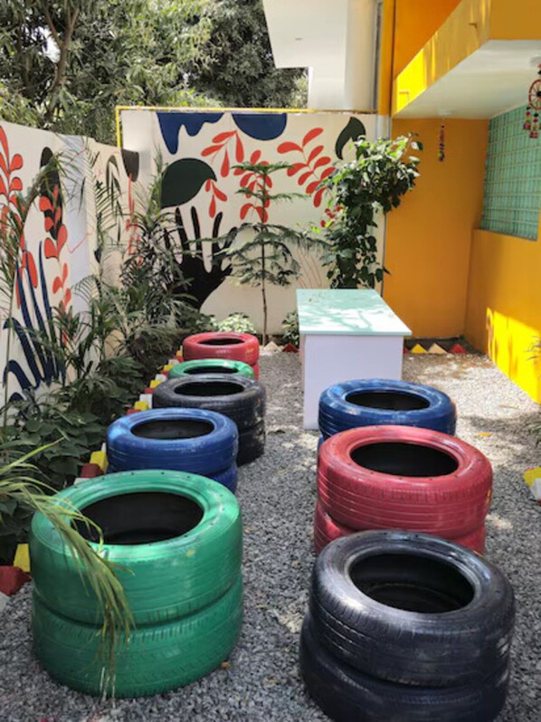 Blick auf den Garten