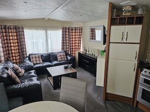 Mobile Home Standard, vue jardin