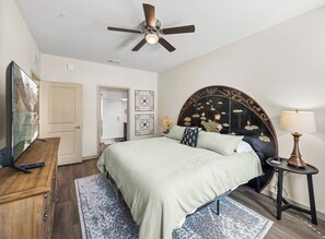 2 chambres, bureau, lit parapluie, Wi-Fi gratuit