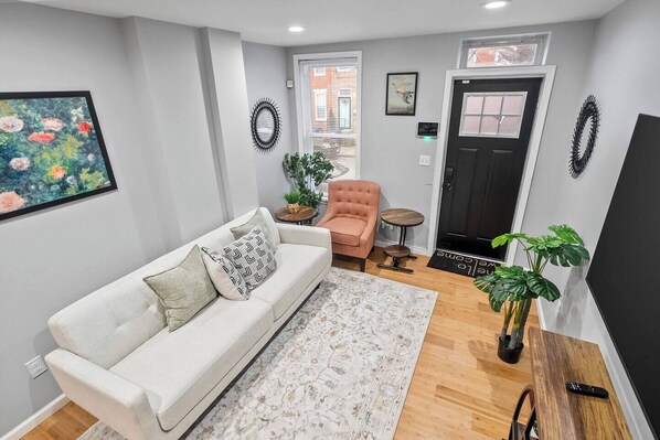 TV connectée, cheminée