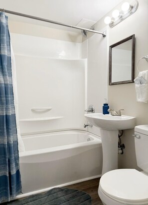 Vasca idromassaggio, asciugacapelli, bidet, asciugamani