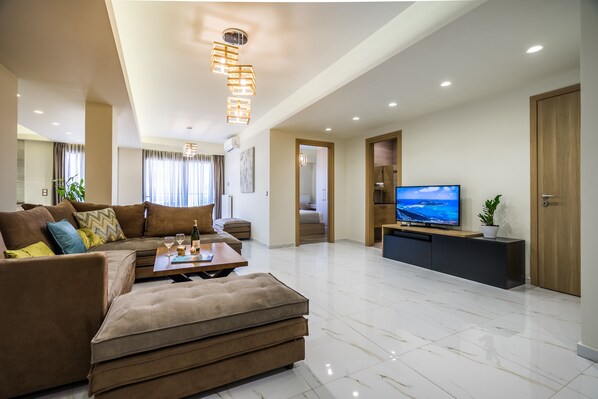 华丽独立别墅 | 起居区 | 电视