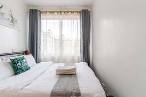 1 makuuhuone, ilmainen Wi-Fi, vuodevaatteet