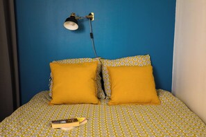 1 bedroom, iron/ironing board, travel crib, free WiFi