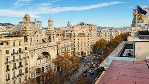 Apartment | High-speed internet - Gran Via Terrace - Central Studio With a Terrace (Barcelona)