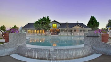 Indoor pool, a heated pool