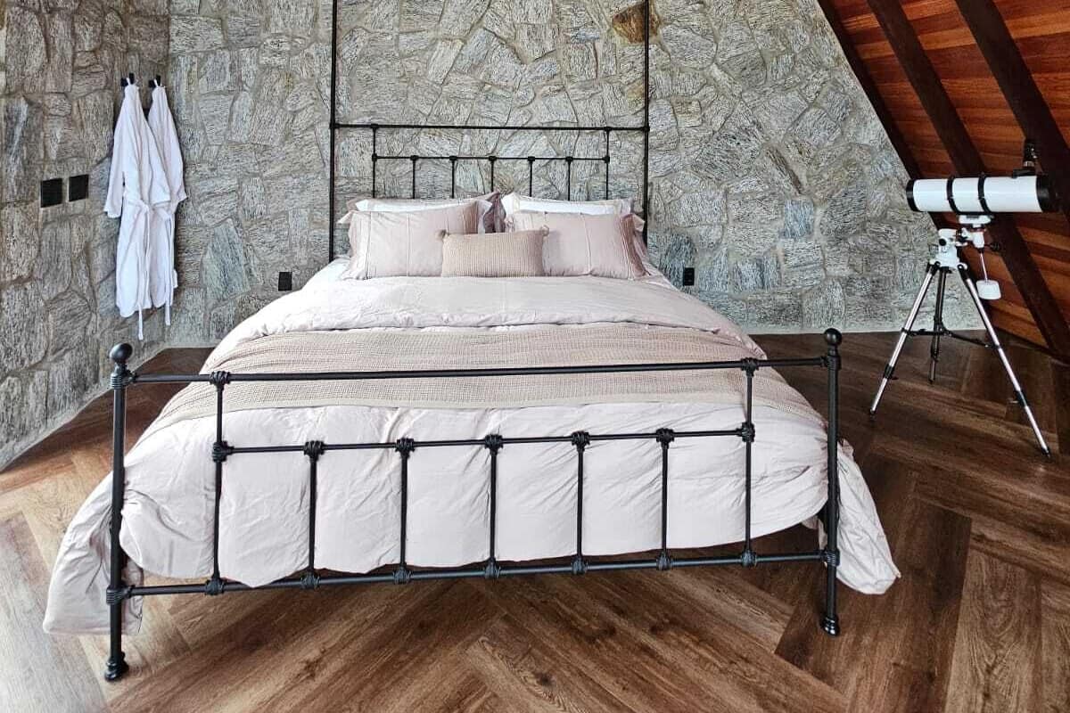 Exclusive-Ferienhütte, Bergblick | 1 Schlafzimmer, kostenloses WLAN, Bettwäsche