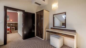Family Quadruple Room, Partial Sea View | In-room safe, blackout curtains, free WiFi