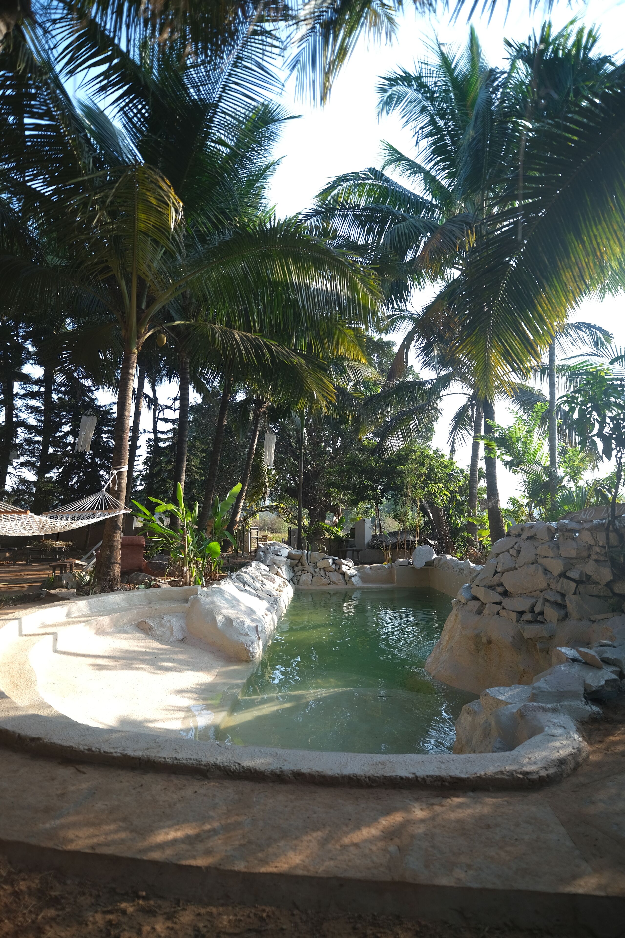 Blick von der Unterkunft