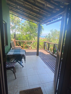 Appartement, balcon, vue mer