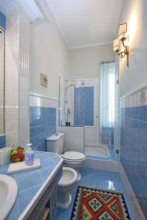 Shower, hair dryer, bidet, towels - Esclusivo 100MQ Vista Mole (Torino)