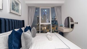 Apartment, 1 Bedroom, Accessible, Smoking | 2 bedrooms - Smart and Stylish Apartment With Beautiful Views of the Burj Khalifa Down Town! (Dubai)