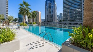 Apartment, 1 Bedroom, Accessible, Smoking | Pool - Gorgeous Stay in Downtown Dubai (Dubai)