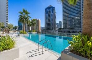 Apartment, 1 Bedroom, Accessible, Smoking | Pool - Gorgeous Stay in Downtown Dubai (Dubai)