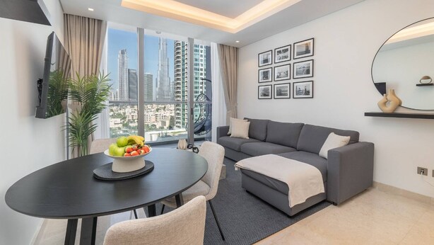 아파트, 침실 1개, 장애인 지원, 흡연 | 거실