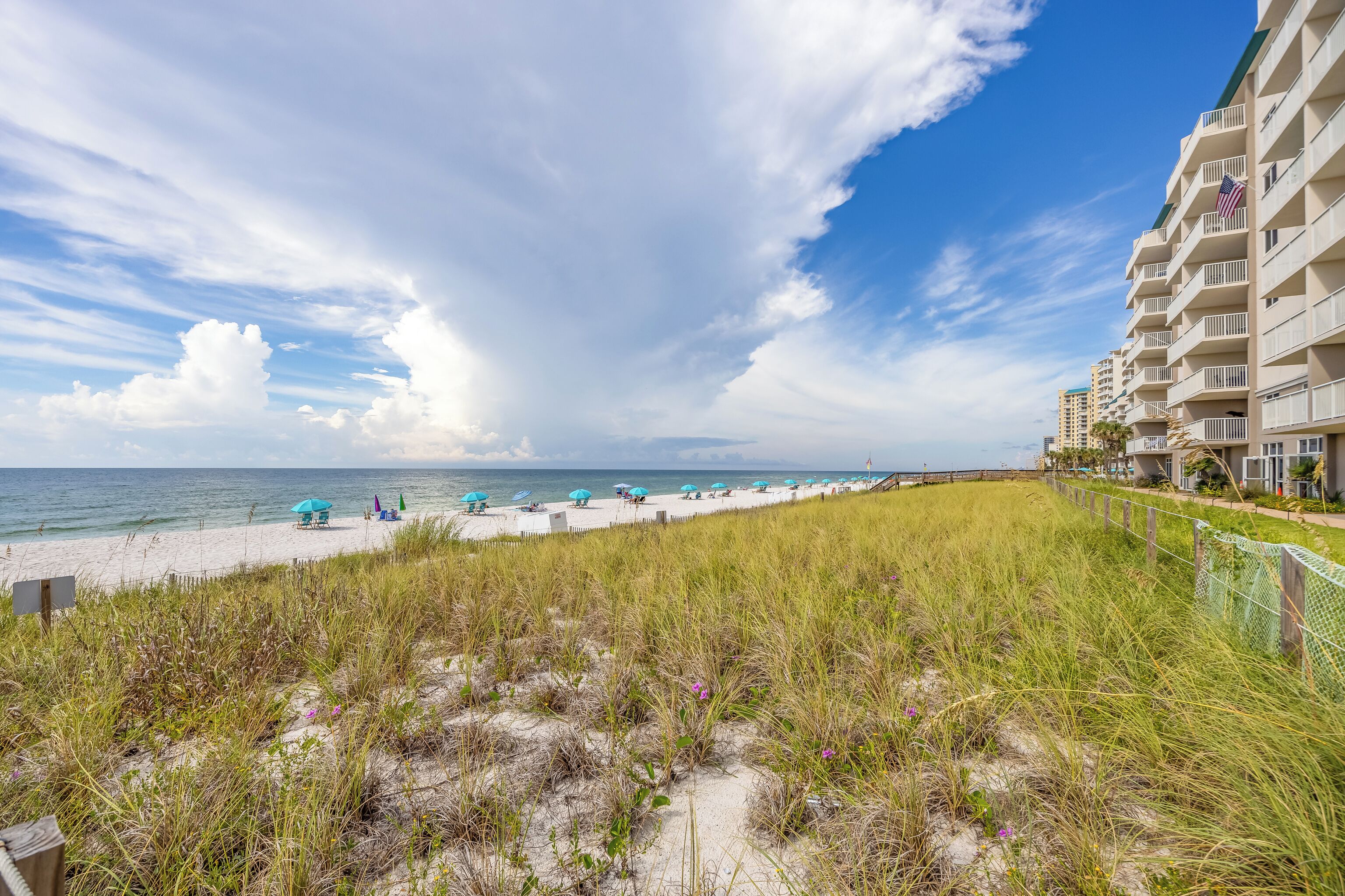 Beach Vibe Condo at Grand Caribbean East - World class beaches right here in the USA.