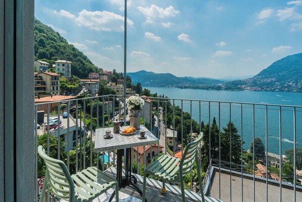 Uitzicht op het meer