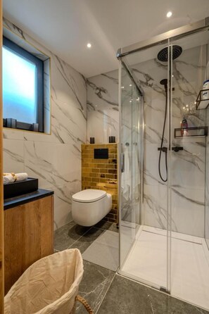 Appartement, 1 slaapkamer, roken, terras | Badkamer