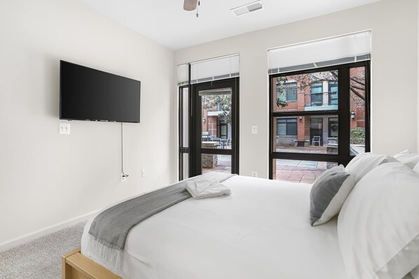 2 chambres, fer et planche à repasser, Wi-Fi, literie fournie