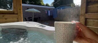  2-bedroom apartment in lovely Dumfries with hot tub & disability enabled access