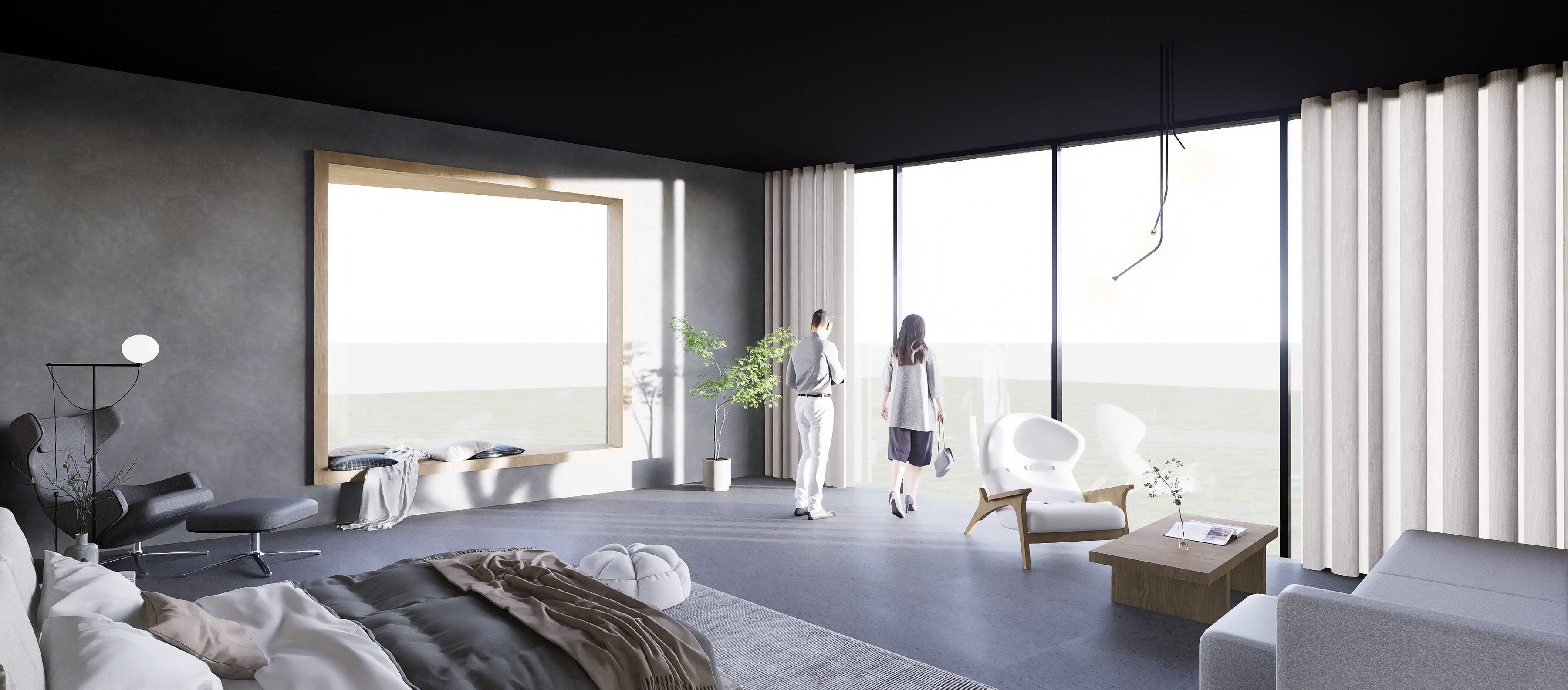 Executive-Suite, Flussblick