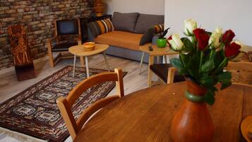 Télévision, baby-foot, table de tennis de table