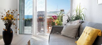 Sea View spacious apartment next to the Beach in Saronida, Athens Riviera