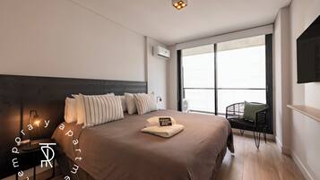Appartement | Een minibar, een kluis op de kamer, gratis wifi