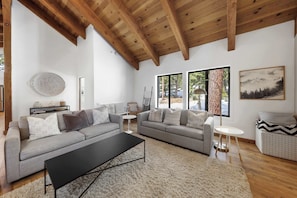 TV, fireplace, DVD player