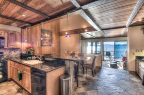 Fridge, microwave, oven, stovetop - Brockway Springs Lodge | Steps to Lake Access! (Kings Beach)