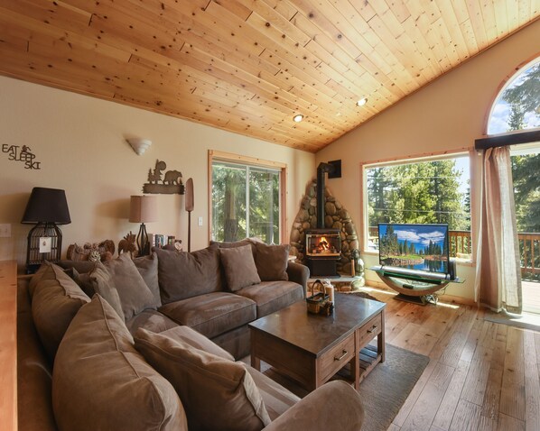 Fernseher, Kamin, Videospiele